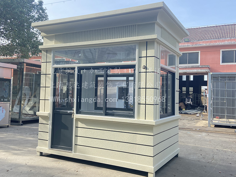 小區(qū)保安門衛(wèi)崗亭,真石漆崗亭-039