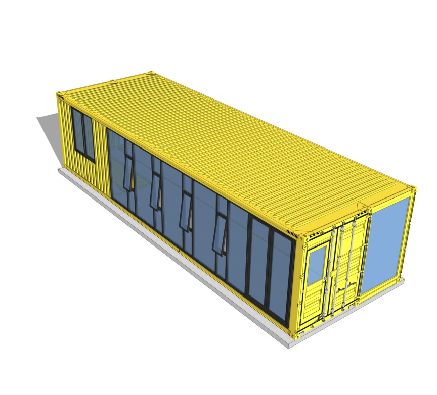 集裝箱移動廚房，可移動住人辦公室，集裝箱活動房屋004