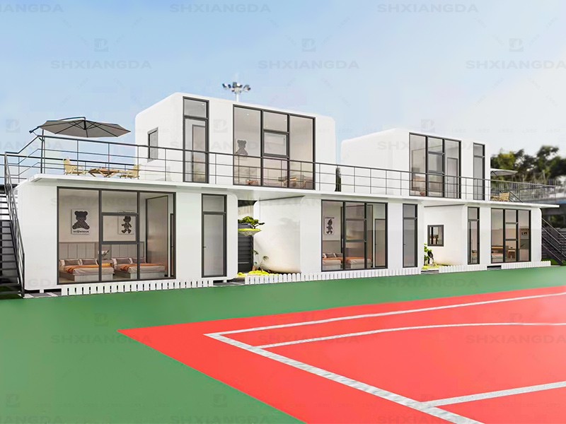 五個(gè)蘋果艙二層搭建02